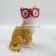 Resin qute cat animal shaped solar lights outdoor garden