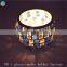 glass mosaic antique candlestick holders
