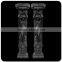 House pillars designs Greek style natural marble pillars with statues