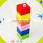 Wholesale Brain Training Wooden Stacking Bricks Toy Funny Kids Wooden Stacking Bricks Toy Colorful Stacking Bricks Toy W13D082