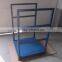 foldable handle flat hand platform truck with four wheel
