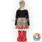 Long Sleeve Winter Girls Ruffle Outfit 0-6 Years Old 6 Sizes Clothes Set Baby Children New Years Boutique Outfit