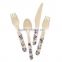 Birch Restaurant Disposable Wooden Cutlery Set