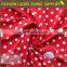 hot sales summer dot print fabric wholesale poly spadenx print fabric of shaoxing textile