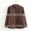 GZY Girl And Lady Shirt Lovely Shirt Wholesale Plaid Flannel Shirt