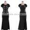 Sales Side Slit Transparent Back Lace Nightwear Sexy Night Dresses