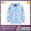 Latest Boys Plain Blue Sweater Custom Children Cotton Cardigan for School