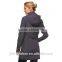 Winter women's windproof long softshell jacket with hood