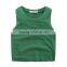 Wholesale summer sleeveless cotton boys casual children tops