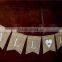 FALL in LOVE Wedding Banner Burlap Venue Decoration Photo Prop Engagement Bunting