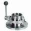 stainless steel Sanitary DIN Threaded Butterfly Valve(304/316L)