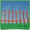 Security metal picket fencing triple point steel palisade fence for sale