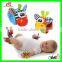 Kid Plush Stuffed Hand Bell Wrist Rattle Toy Baby Education Gift Toys