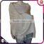 Cotton golden scarf with tassel