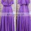 Amazing design Bat sleeve pruple cocktail dress for fat women