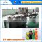 china factory automatic soft drinking plastic bottle filling capping and labeling machine