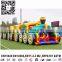outdoor kids adult Inflatable train obstacle course equipment CE approved