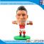 2018 world cup custom soccer figure ,3D cartoon soccer figure football figure , OEM plastic miniature soccer player figure