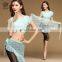 T-5168 Indian new arrival sexy lace 3pcs belly dance costumes set