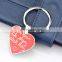 Novelty Blank Heart Shaped Key Ring Custom Maker Metal Stand Car Name