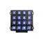 IP65 waterproof industrial keypad zinc alloy metal numeric keypad LED illuminated metal keypad for wholesales