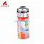 CMYK print clearly empty paint aerosol cans
