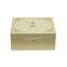 China popular luxury wood grain painting watch packaging box custom design branded solid wooden watch box for wholesale