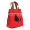 customized color 17inch reusable tote christmas felt wool shopping bag custom/felt envelope bag/felt document holders
