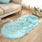 wholesale black faux sheepskin fur rug