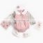 Baby jumpsuit spring and autumn long-sleeved newborn clothes floral baby jumpsuit autumn and winter romper romper baby clothes