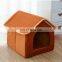 Cat house yurt printing Warm cotton closed pet house luxury dog house