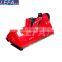 Tractor rubber track for lawn mower with double blades