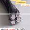 33kv Bare ACSR Neutral Core Duplex 4x150mm2 Aluminum ABC XLPE Cable 100mm2 Aerial Cable