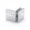 Guida top quality Stainless steel 90 degrees square glass to wall bathroom shower glass hinge