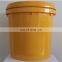 High capacity 100% new pp material plastic buckets for fishing