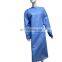 Perfessional AAMI Non woven waterproof Level 2 Ultrasonic roll seam welding Disposable surgical isolation gown