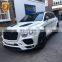 Competitive Price Ms Style Carbon Fiber Engine Hood Fiberglass Hood Scoop Front Bonnet For Bentley Bentayga