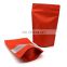 Custom printed recycleble laminated material bag ziplock stand up pouch chocolate packaging bags