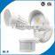 Adjustable angle wall or ceiling mount white 2 light 20W LED flood light sensor twin floodlight