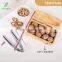 Nutcracker with Bamboo Tray and Pick Set - Heavy Duty Metal Hand Cracker for Hard Shell Nuts Pecan Pistachio Walnuts