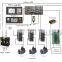 Similar with delta controller hust cnc NEW1000MDCb 4 axis analog control okuma milling machine controller
