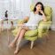 Indoor comfortable fabric single seater sofa lounge chair
