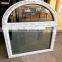 Low price beautiful upvc arch shaped windows for sale