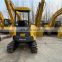 Low working hours open cabin komatsu pc30 pc35 mini excavator for sale