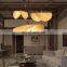 Luxury Brass Pendant Light Lotus Leaf Hanging Lamp For Home Restaurant Decor Lighting
