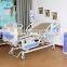 Manual Cranks Operation ABS Bed Head Medical Furnitures Three Function Electric Hospital ICU Bed with Toilet for Ophthalmic