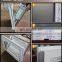 White color PVC center pivot windows/PVC horizontally pivoted hung window
