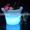 OEM custom light up champagne wine bottle lKTV/ Nightclub Party rechargeable luxury flashing wine plastic Glowing LED ice bucket