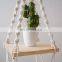 Macrame Plant Hanger, Macrame Wood Shelf, Hanging Shelves