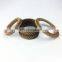 Hot Sale Handwoven Rattan bangle bracelet Set Of 3, Natural wicker straw circle bracelet cheap wholesale Vietnam Supplier